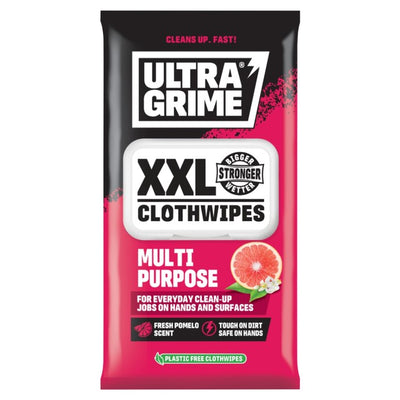 UltraGrime Pomelo XXL Multipurpose Cleaning Wipes 40 Pack