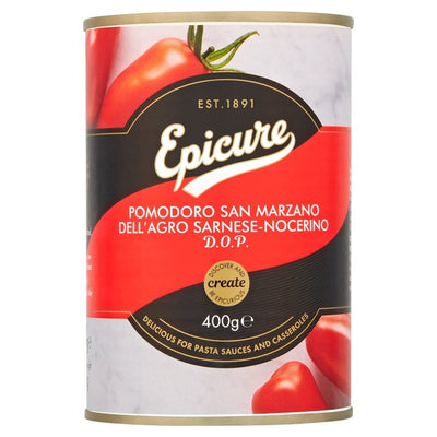 Epicure San Marzano Tomatoes Whole Peeled Tomatoes 400g