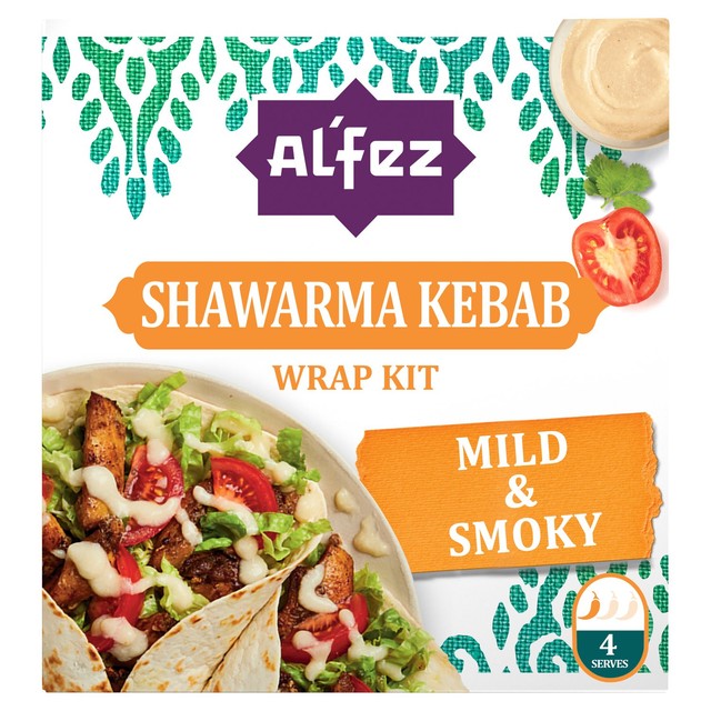 Al'Fez Shawarma Kebab Wrap Kit 410g - British product