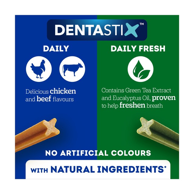 Pedigree Dentastix Small Dog Dental Treats 7 Sticks, imported from the UK