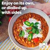 BOL Chickpea Jalfrezi Power Pot Protein+ curry meal 450g - British product