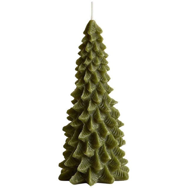 M&S Christmas tree candle large green, imported from the UK