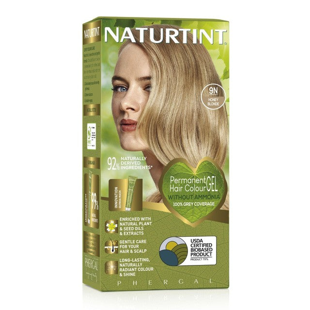 Naturtint hair colour gel Honey Blonde 60ml, imported from the UK