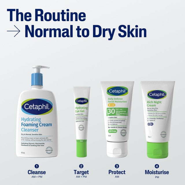 Cetaphil hydrating foaming cream cleanser 473ml - British product