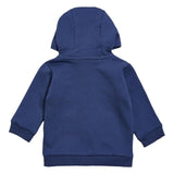M&S cotton zip hoodie dark blue 6-9 months, imported from the UK