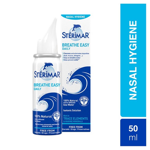Sterimar Breathe Easy Daily Nasal Hygiene Spray 50ml (British brand)