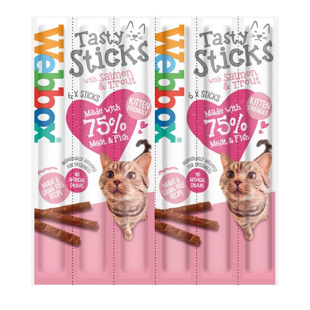 Webbox salmon and trout cat treats 30g (British brand)