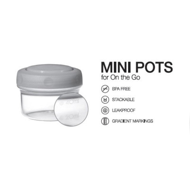 Locknlock mini round storage containers set of 3, 80ml, UK version