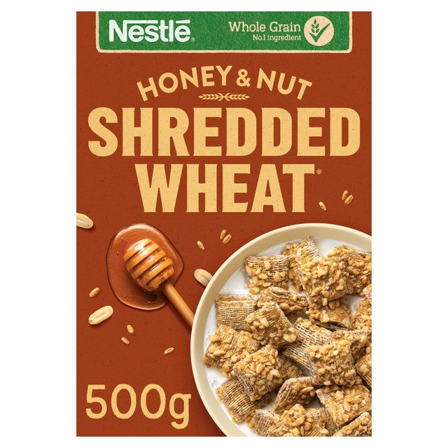 Nestle Shredded Wheat Bitesize Honey Nut 500g (British brand)
