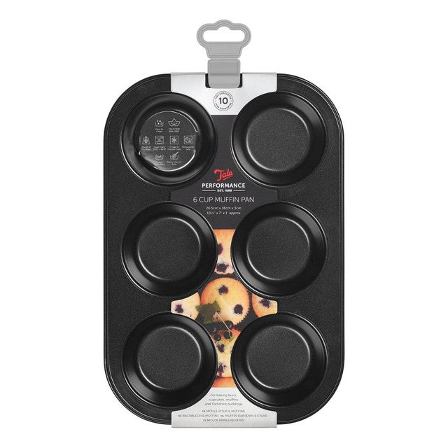 Tala non-stick 6 cup muffin tin (British brand)