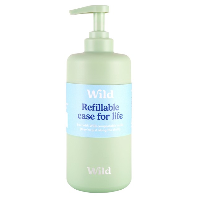Wild Sage refillable body wash case (British brand)