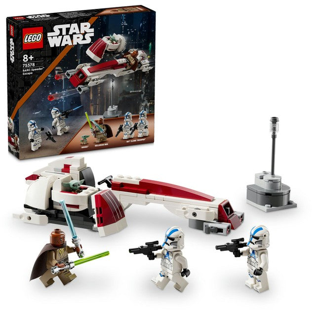 LEGO Star Wars BARC Speeder Escape 75378 building set, UK version