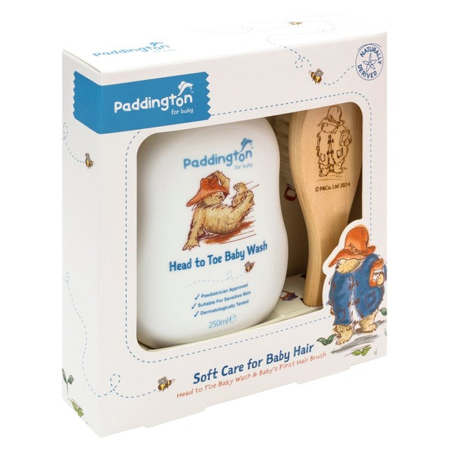 Kokomo Paddington baby wash and brush set 250ml, imported from the UK