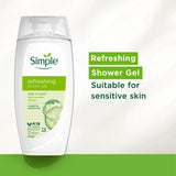 Simple Refreshing shower gel 225ml (British brand)