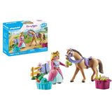 Playmobil Princess Horse Set 18.7cm, imported from the UK