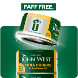 John West tuna chunks in sunflower oil 4 x 125g, UK version