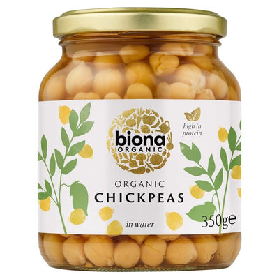 Biona Organic Chick Peas Jar 350g