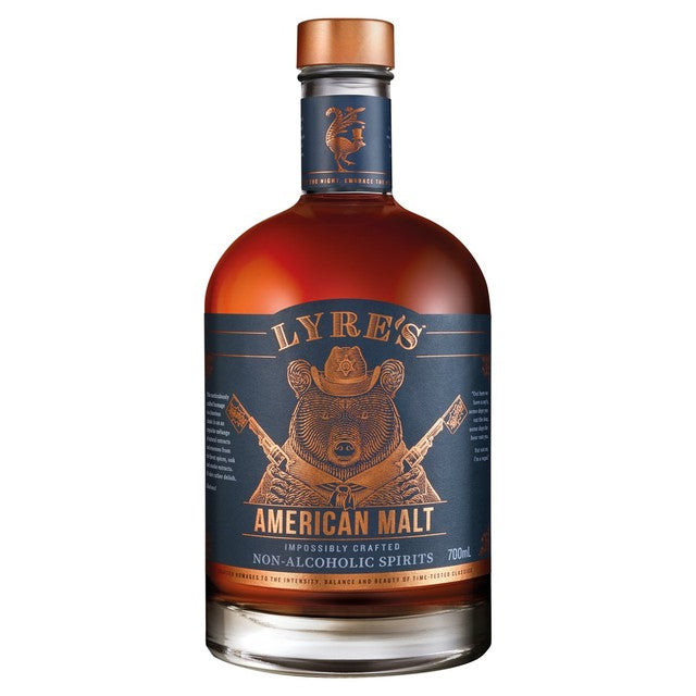 Lyre's American Malt alcohol-free spirit 70cl, UK version