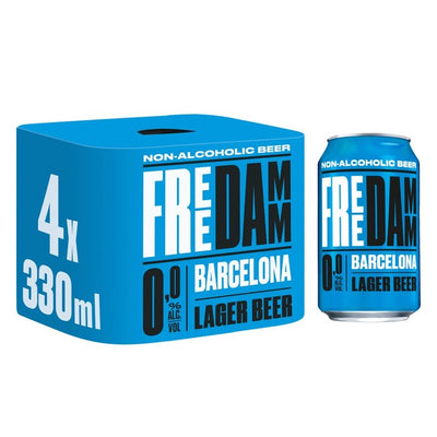 DAMM Free Damm Alcohol Free Lager 4 x 330ml