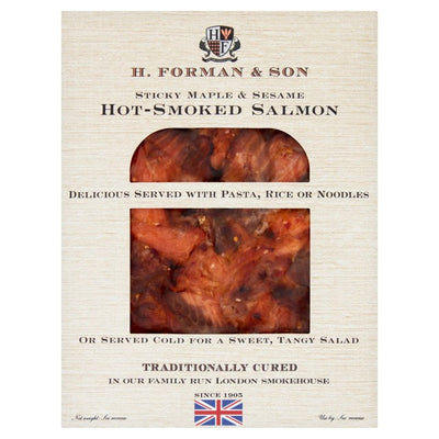 H. Forman & Son Sticky Maple & Sesame Hot-Smoked Salmon 200g