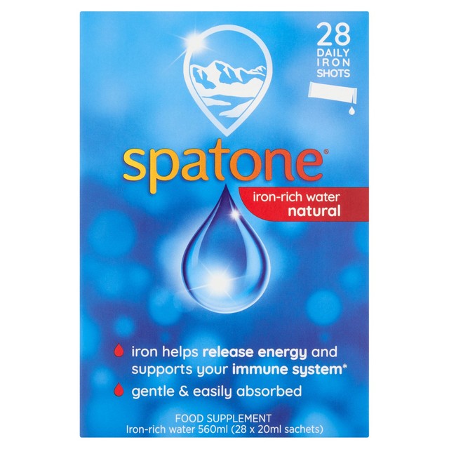 Spatone daily iron shots sachets 28 x 20ml (British brand)