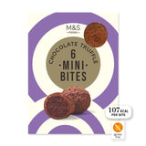 M&S chocolate truffle ice cream bites 204g, imported from the UK