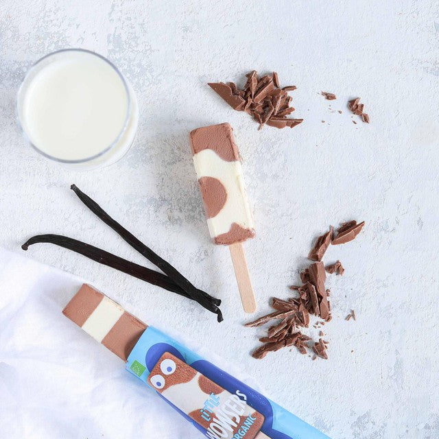 Wowsers vanilla and chocolate ice cream lollies 5 x 65ml (British brand)
