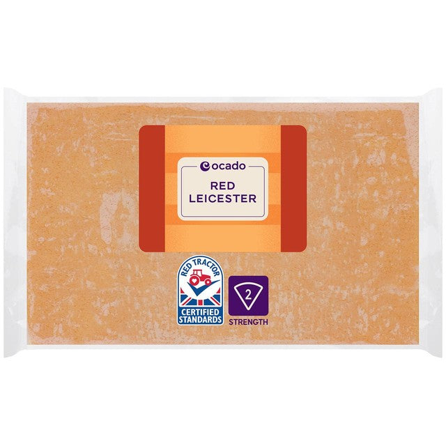 Ocado Red Leicester cheese 400g, imported from the UK