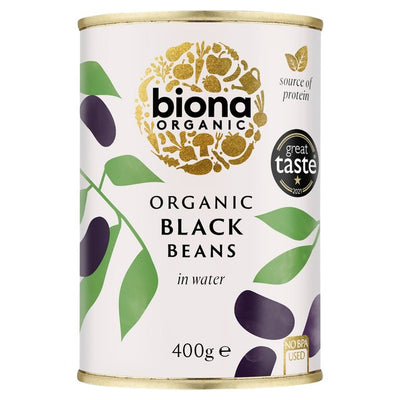 Biona Organic Black Beans in Water 400g
