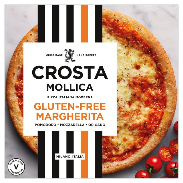 Crosta & Mollica frozen gluten free margherita pizza 355g - British product