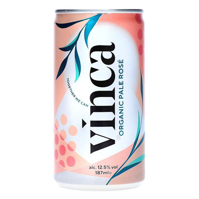 Vinca organic rosé wine can 187ml (British brand)