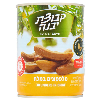 Kvuzat Yavne Cucumbers in Brine Pickled Cucumbers 560g