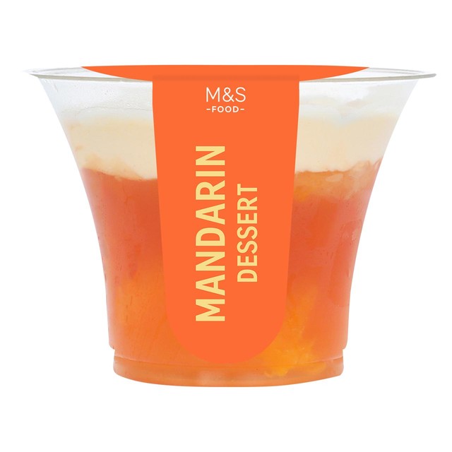 M&S Mandarin Dessert 150g, imported from the UK