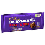 Cadbury Dairy Milk Fruit & Nut chocolate bar 110g - British product