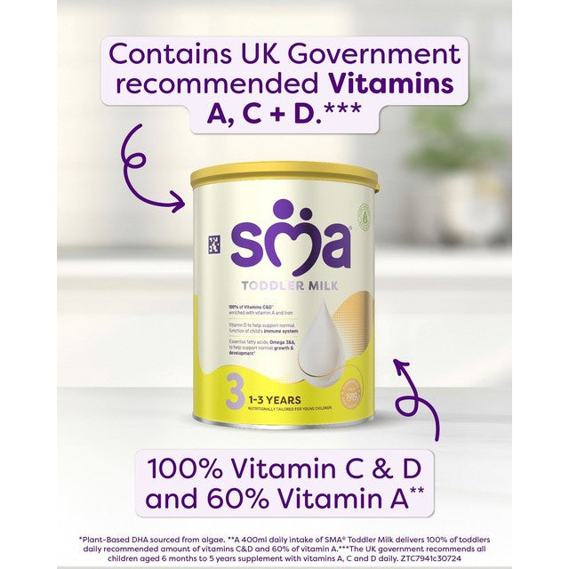 SMA Pro 3 toddler milk powder 800g (British brand)