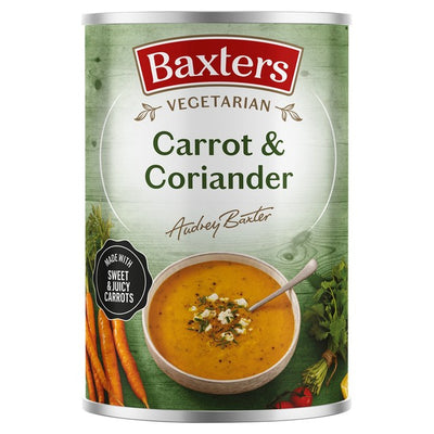 Baxters Vegetarian Carrot & Coriander Soup Canned 400g