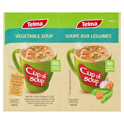 Telma Vegetable Cup of Soup with Croutons Instant Soup 44g