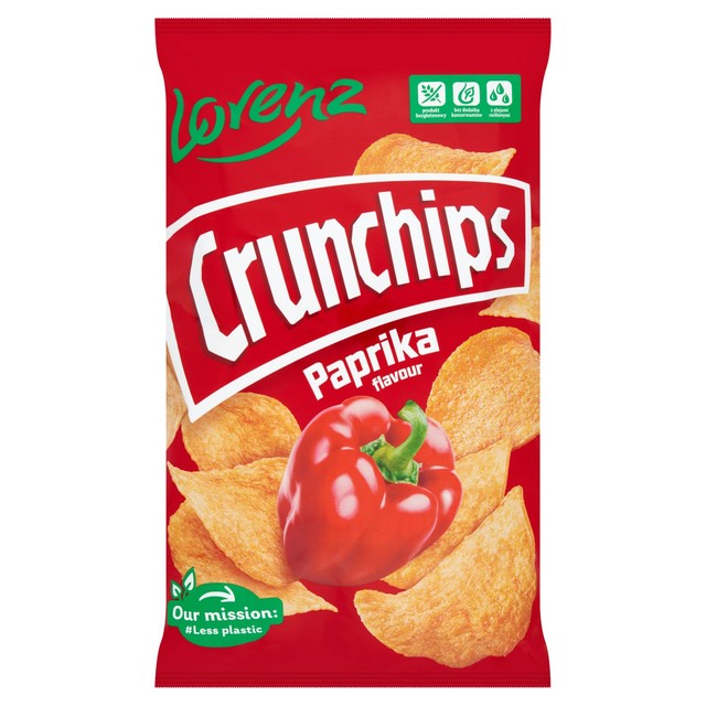 Lorenz Crunchips paprika crisps 130g, UK version