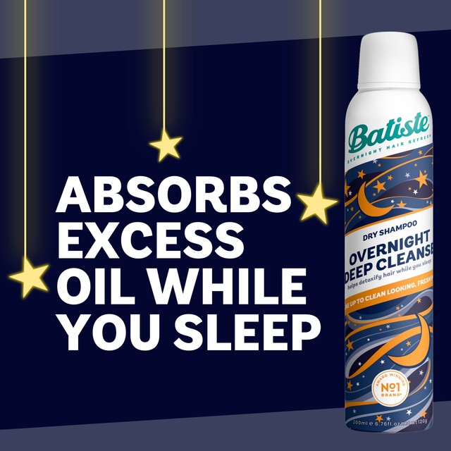 Batiste Overnight Deep Cleanse dry shampoo 200ml - British product
