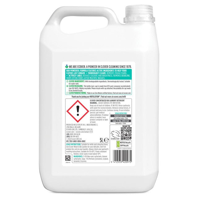 Ecover Bio Laundry Liquid 5L - British product
