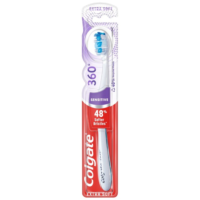 Colgate 360 Sensitive Pro-Relief Extra Soft manual toothbrush - British product