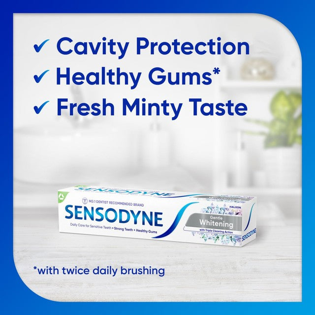 Sensodyne gentle whitening sensitive toothpaste 75ml (British brand)