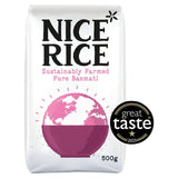Nice Rice Pure Basmati Rice 500g, imported from the UK