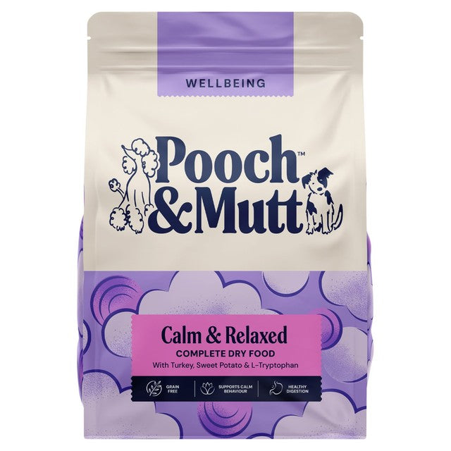 Pooch & Mutt Calm & Relaxed dry dog food 2kg, imported from the UK