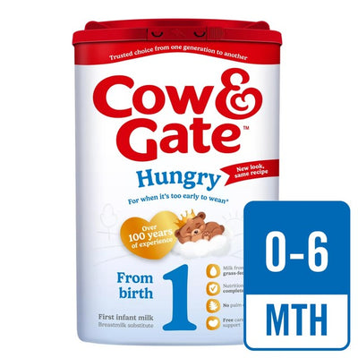 Cow & Gate Hungry First Infant Milk Formula from Birth 800g