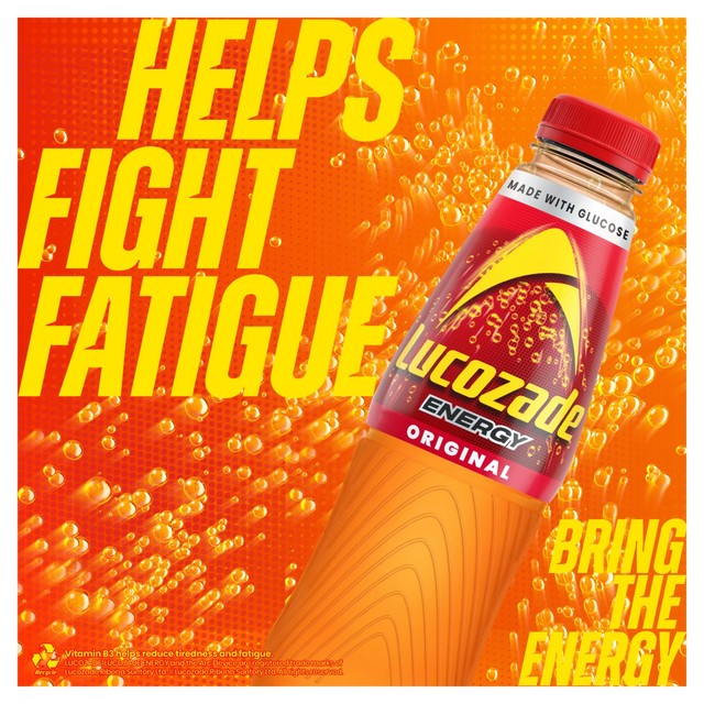 Lucozade energy drink Original 4 x 380ml, UK version