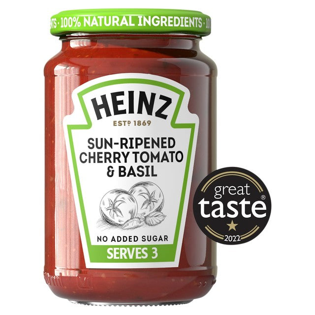 Heinz cherry tomato & basil pasta sauce 350g, UK version