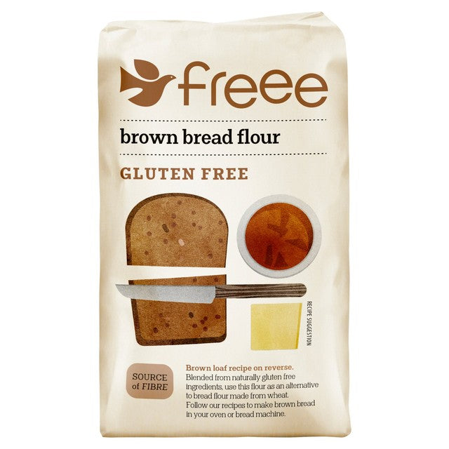 Doves Farm gluten free brown bread flour 1kg - British product