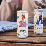The Uncommon white wine spritzer cans elderflower cucumber 4x250ml (British brand)