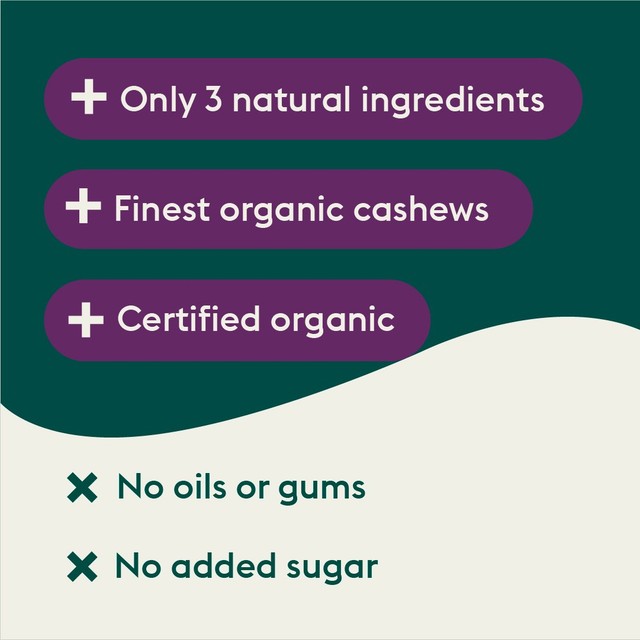 Plenish organic cashew drink unsweetened 1L, imported from the UK